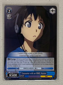 Encounter with an MMO, Kirito - SAO/S26-E070 U - Weiss Schwarz Sword Art Online Vol.2