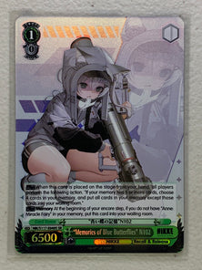 "Memories of Blue Butterflies" N102 - NIK/S117-E049S SR - Weiss Schwarz Goddess of Victory: NIKKE Singles