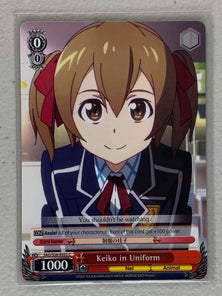 Keiko in Uniform - SAO/S26-E052 C - Weiss Schwarz Sword Art Online Vol.2