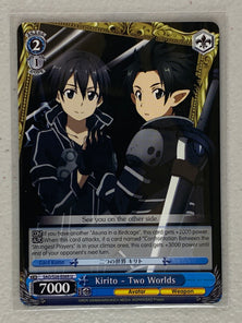 Kirito - Two Worlds - SAO/S26-E069 U - Weiss Schwarz Sword Art Online Vol.2