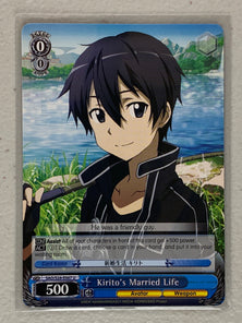 Kirito's Married Life - SAO/S26-E067 U - Weiss Schwarz Sword Art Online Vol.2