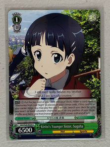 Kirito's Younger Sister, Suguha - SAO/S26-E029 U - Weiss Schwarz Sword Art Online Vol.2