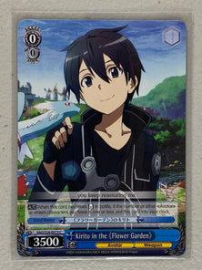 Kirito in the Flower Garden - SAO/S26-E073 C - Weiss Schwarz Sword Art Online Vol.2