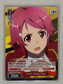 Lisbeth Being Mean - SAO/S26-E055 C - Weiss Schwarz Sword Art Online Vol.2