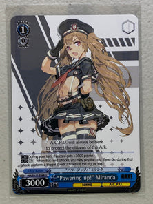 "Powering up!" Miranda - NIK/S117-E098 U - Weiss Schwarz Goddess of Victory: NIKKE Singles