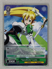 Speedholic Leafa - SAO/S26-E027 U - Weiss Schwarz Sword Art Online Vol.2