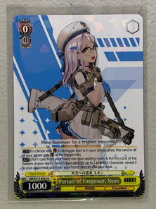 Pursuit of Firepower, Neon - NIK/S117-E004 R - Weiss Schwarz Goddess of Victory: NIKKE Singles