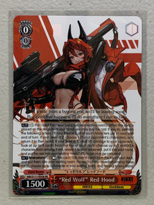 "Red Wolf" Red Hood - NIK/S117-E058 RR - Weiss Schwarz Goddess of Victory: NIKKE Singles