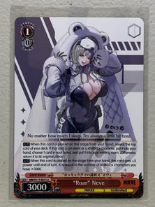 "Roar" Neve - NIK/S117-E071 U - Weiss Schwarz Goddess of Victory: NIKKE Singles