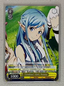 Undine Girl, Asuna - SAO/S26-E012 C - Weiss Schwarz Sword Art Online Vol.2