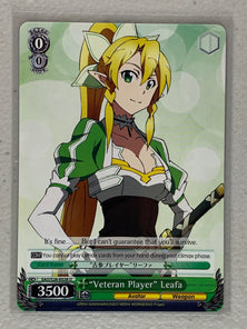 Veteran Player, Leafa - SAO/S26-E028 U - Weiss Schwarz Sword Art Online Vol.2