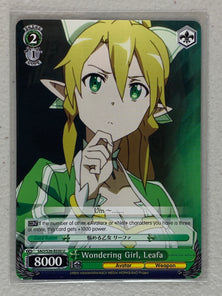 Wondering Girl, Leafa - SAO/S26-E030 U - Weiss Schwarz Sword Art Online Vol.2