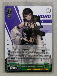 "Sense Sharing" Mihara - NIK/S117-E043 U - Weiss Schwarz Goddess of Victory: NIKKE Singles