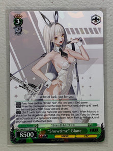 "Showtime" Blanc - NIK/S117-E031 RR - Weiss Schwarz Goddess of Victory: NIKKE Singles