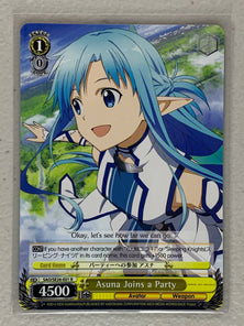 Asuna Joins a Party - SAO/SE26-E01 R - Weiss Schwarz Sword Art Online II Vol.2