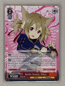 Battle Stance, Silica - SAO/SE26-E26 C - Weiss Schwarz Sword Art Online II Vol.2