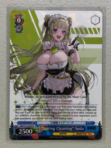 "Spring Cleaning" Soda - NIK/S117-E089 R - Weiss Schwarz Goddess of Victory: NIKKE Singles