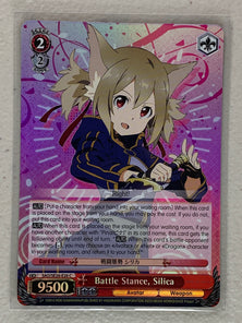 Battle Stance, Silica (Parallel Foil) - SAO/SE26-E26 C - Weiss Schwarz Sword Art Online II Vol.2