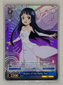 Brains of the Party, Yui (Parallel Foil) - SAO/SE26-E28 R - Weiss Schwarz Sword Art Online II Vol.2