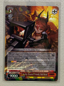 To My Greatest Friends, Red Hood - NIK/S117-E065 R - Weiss Schwarz Goddess of Victory: NIKKE Singles