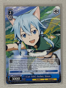 Cait Sith Archer, Sinon - SAO/SE26-E34 C - Weiss Schwarz Sword Art Online II Vol.2