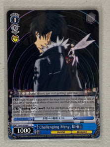 Challenging Many, Kirito - SAO/SE26-E31 C - Weiss Schwarz Sword Art Online II Vol.2