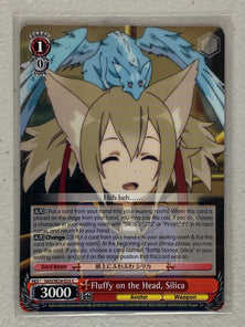 Fluffy on the Head, Silica - SAO/SE26-E25 C - Weiss Schwarz Sword Art Online II Vol.2