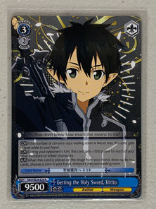 Getting the Holy Sword, Kirito - SAO/SE26-E29 R - Weiss Schwarz Sword Art Online II Vol.2