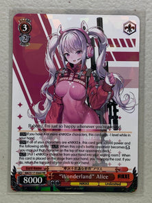 "Wonderland" Alice - NIK/S117-E060 RR - Weiss Schwarz Goddess of Victory: NIKKE Singles