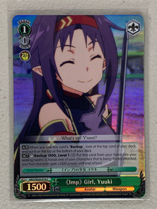 Imp Girl, Yuuki (Parallel Foil) - SAO/SE26-E16 C - Weiss Schwarz Sword Art Online II Vol.2