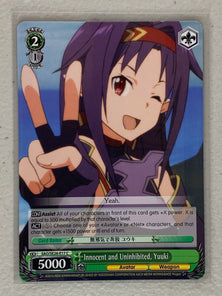 Innocent and Uninhibited, Yuuki - SAO/SE26-E17 C - Weiss Schwarz Sword Art Online II Vol.2