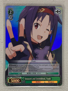 Innocent and Uninhibited, Yuuki (Parallel Foil) - SAO/SE26-E17 C - Weiss Schwarz Sword Art Online II Vol.2