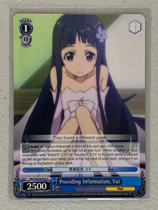 Providing Information, Yui - SAO/SE26-E32 C - Weiss Schwarz Sword Art Online II Vol.2