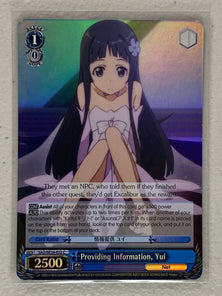 Providing Information, Yui (Parallel Foil) - SAO/SE26-E32 C - Weiss Schwarz Sword Art Online II Vol.2