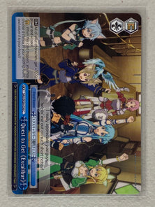 Quest to Get Excalibur - SAO/SE26-E36 C - Weiss Schwarz Sword Art Online II Vol.2