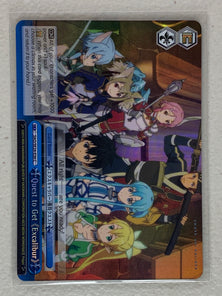 Quest to Get Excalibur (Parallel Foil) - SAO/SE26-E36 C - Weiss Schwarz Sword Art Online II Vol.2