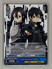 SAO Survivor Kirito - SAO/SE26-E27 R - Weiss Schwarz Sword Art Online II Vol.2