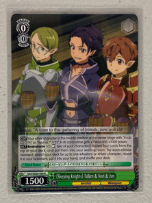 Sleeping Knights, Talken & Nori & Jun - SAO/SE26-E09 R - Weiss Schwarz Sword Art Online II Vol.2