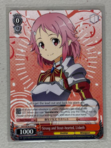 Strong and Stout-Hearted, Lisbeth - SAO/SE26-E22 R - Weiss Schwarz Sword Art Online II Vol.2