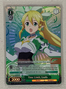 Time Limit, Leafa (Parallel Foil) - SAO/SE26-E15 C - Weiss Schwarz Sword Art Online II Vol.2