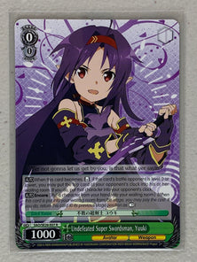 Undefeated Super Swordsman, Yuuki - SAO/SE26-E07 R - Weiss Schwarz Sword Art Online II Vol.2