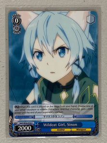 Wildcat Girl, Sinon - SAO/SE26-E30 C - Weiss Schwarz Sword Art Online II Vol.2