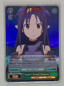 Yuuki's Raised Antenna (Parallel Foil) - SAO/SE26-E12 C - Weiss Schwarz Sword Art Online II Vol.2