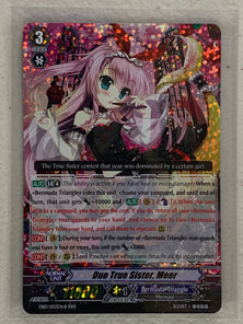 Duo True Sister, Meer (Black) G-CB07/003EN-B RRR - Cardfight Vanguard Divas' Festa