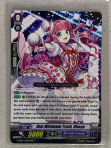 Duo Minimum Truth, Rhone (White) G-CB07/045EN-W R - Cardfight Vanguard Divas' Festa