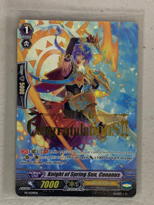 Knight of Spring Sun, Conanus (Winners Card) - PR/0341EN - Cardfight Vanguard Promo