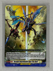 Resolute Determination Upon This Hand D-BT13/052EN - Cardfight Vanguard Flight of Chakrabarthi