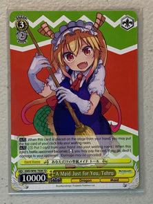 A Maid Just for You, Tohru - KMD/W96-TE08 TD - Weiss Schwarz Miss Kobayashi's Dragon Maid