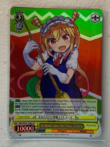 A Maid Just for You, Tohru - KMD/W96-TE08S SR - Weiss Schwarz Miss Kobayashi's Dragon Maid