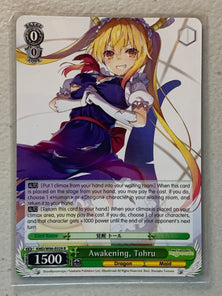 Awakening, Tohru - KMD/W96-E029 R - Weiss Schwarz Miss Kobayashi's Dragon Maid